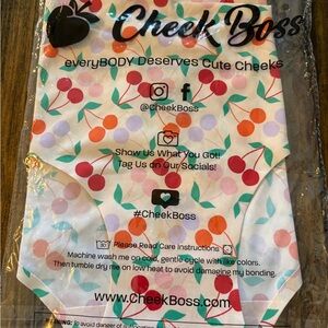 Cheek Boss Cherry Pattern Women's Panties - Multicolor
